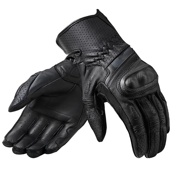 Rev'it Chevron 3 Leather Gloves - Black - FREE UK DELIVERY