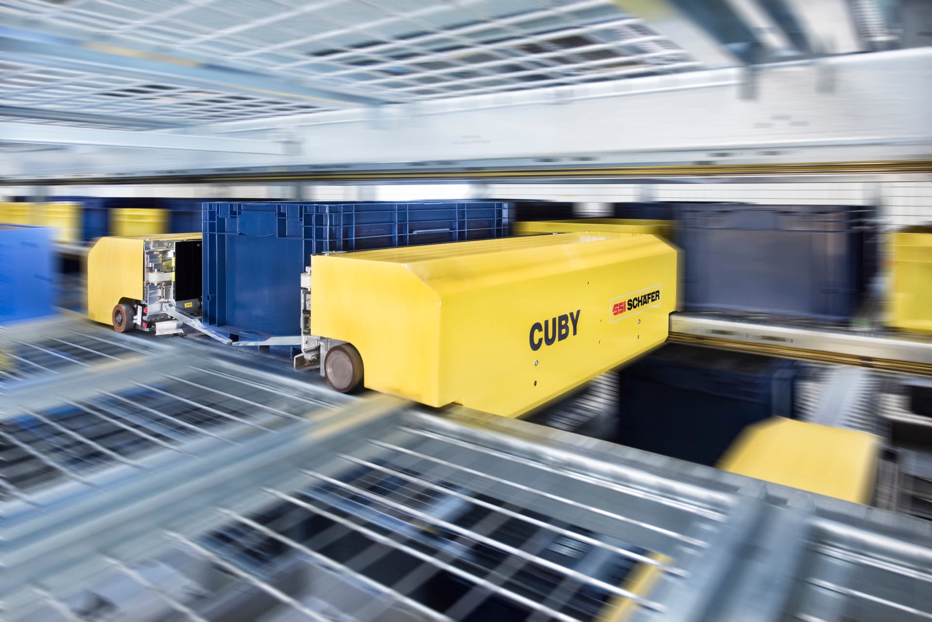 One-level shuttle system Cuby | SSI SCHAEFER