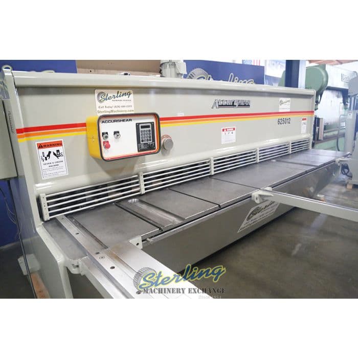 Used 1/4" x 12' Shears , accurshear 625012 | Sterling Machinery ...