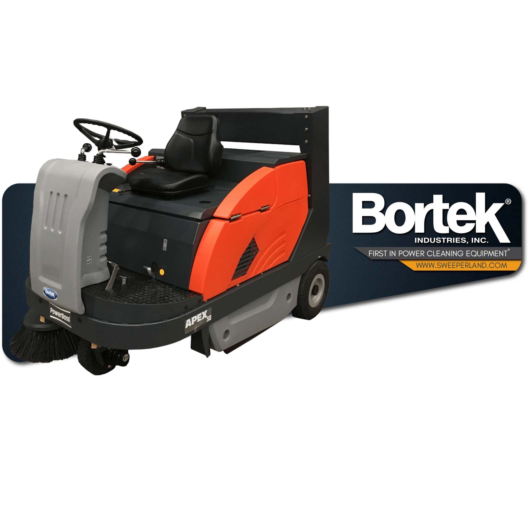 PowerBoss Apex 58 Floor Sweeper - Bortek Industries, Inc.