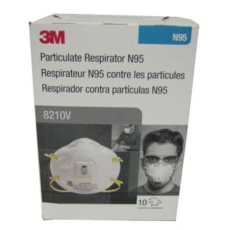 3M 8210 N95 Particulate Respirator (Cool Flow, 20-pack)