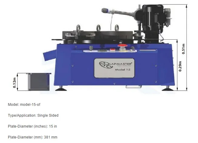 China Lapmaster Wolters Precision Open Face Diamond Flat Lapping ...