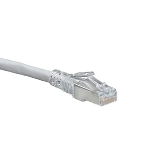 Leviton Atlas-X1 CAT6a SlimLine Boot Patch Cord 10 Foot Gray (6AS10-10S ...