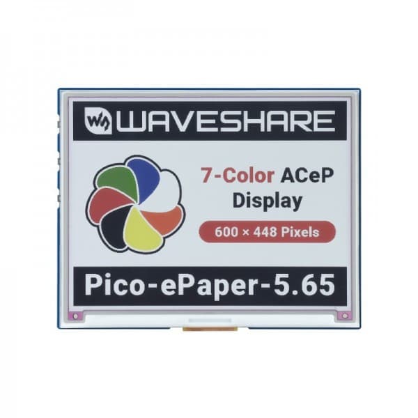 Waveshare 5.65 inch SPI E-Ink E-Paper Display - ACeP 7 Kleuren - voor ...