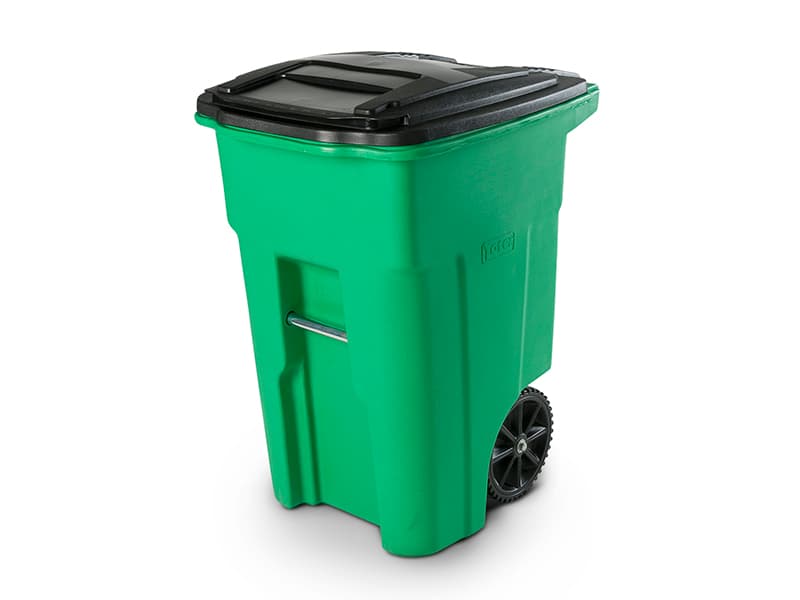 Organics Two-Wheel Collection Carts | Toter LLC