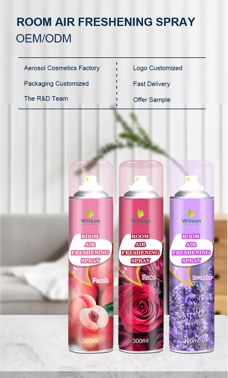 China Natural Safe Non-toxic Purified Floral Note Air Freshener Spray ...