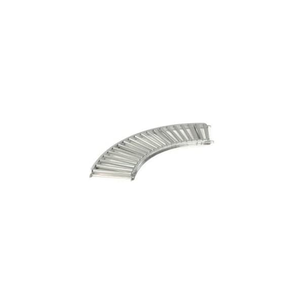 Omni Metalcraft Omni Metalcraft 1.9" Dia. Steel Roller Conveyor Curved ...