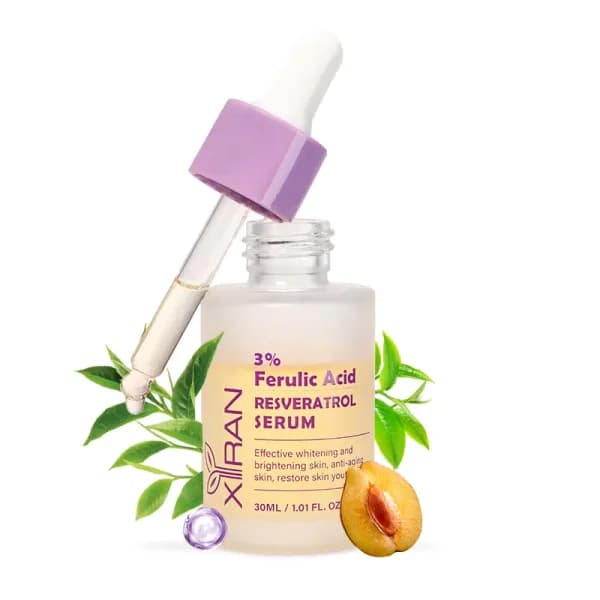 Private Label 3% Ferulic Acid & Resveratrol Anti-aging Face Serum